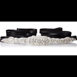 Rhinestone encrusted sash